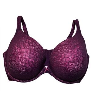 Cacique Deep Purple Cotton Boost Plunge